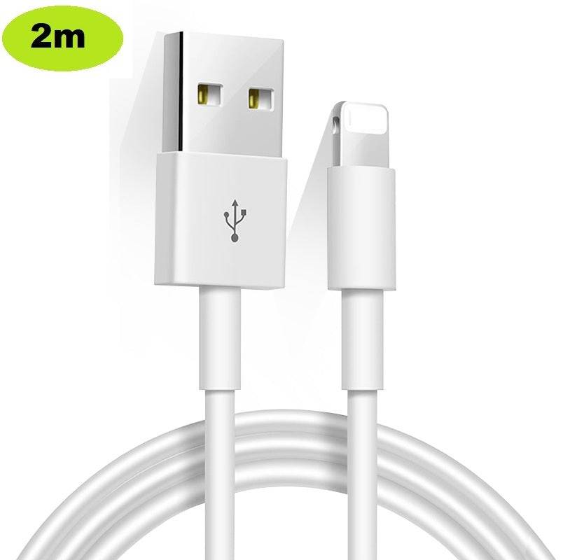 USB-A auf Lightning Ladekabel, 2m, weiß-2