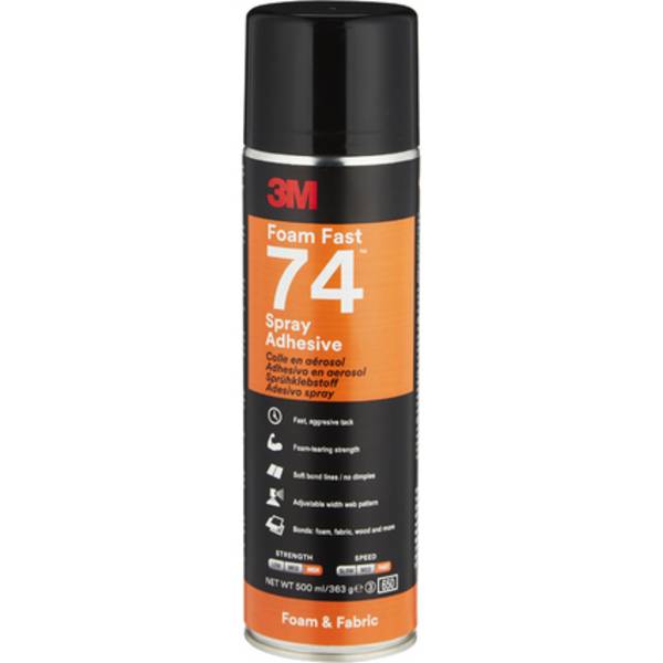 3M Sprühkleber FoamFast 74, orange, 500 ml (9055272)