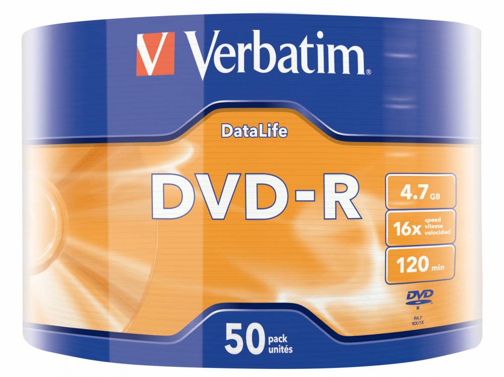 Verbatim DataLife - 50 x DVD-R - 4.7 GB (120 Min.)-1