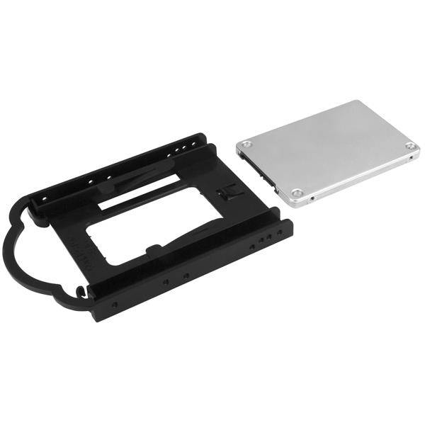 StarTech.com Montageschiene für 3,5 Laufwerksschacht (5er Pack, 2,5 SSD/HDD, werkzeuglose Installation) - Laufwerkssch-3