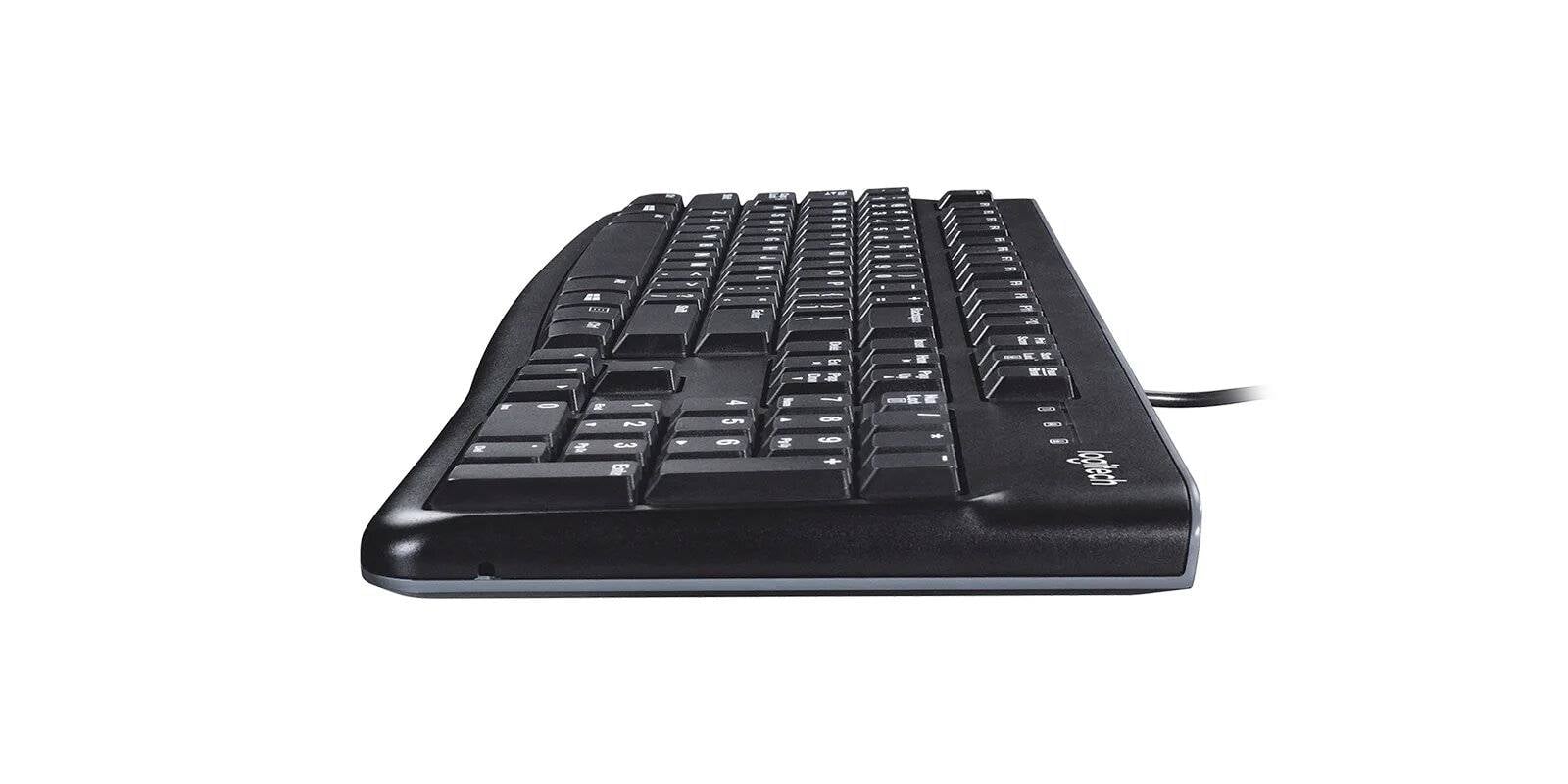 Logitech K120 USB Tastatur Französisch, AZERTY Schwarz Spritzwassergeschützt-2