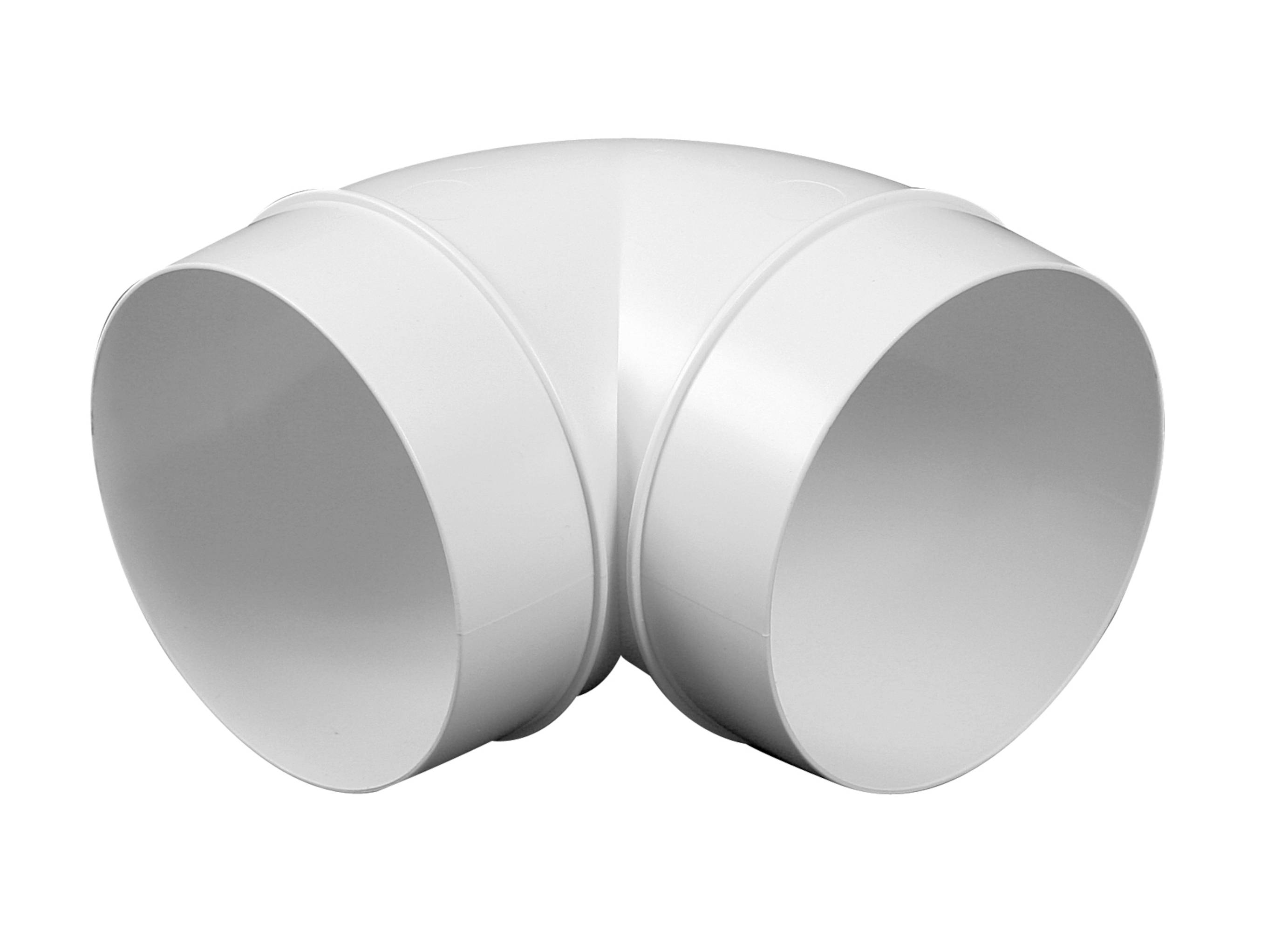 Verbindungsstück Bogen 90° Circular PVC Nennweite 125 mm-0