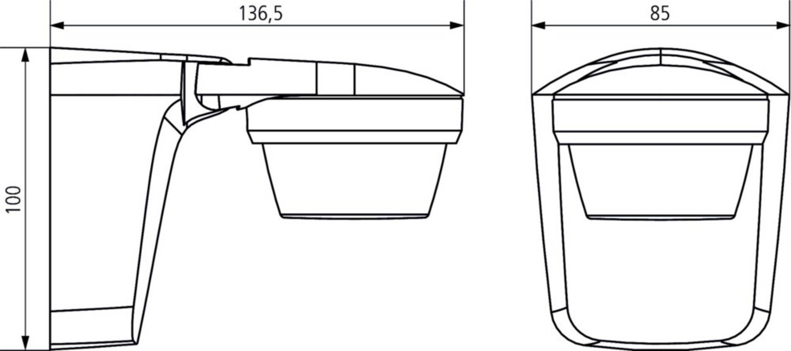 Theben Bewegungsmelder theLuxa S360WH 1010510-1
