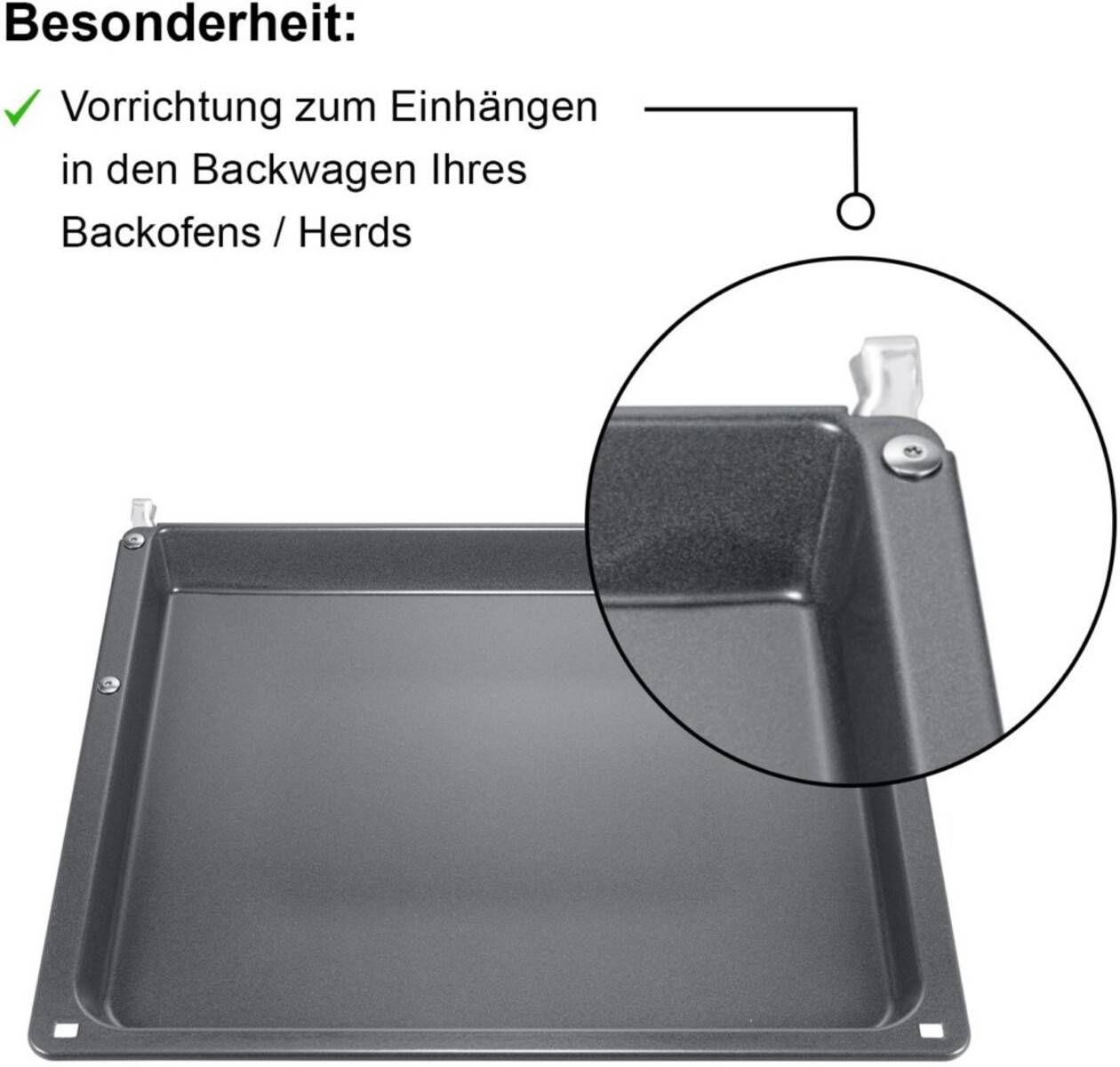 Siemens HZ541000 - Ofenbackblech - Grau-3