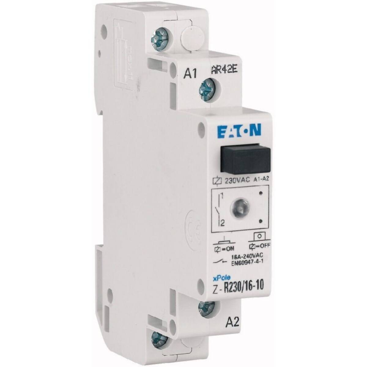 Eaton Z-R230/16-20 Installationsrelais Nennspannung: 230 V, 240 V Schaltstrom (max.): 16 A 2 Schließer 1 St.-2