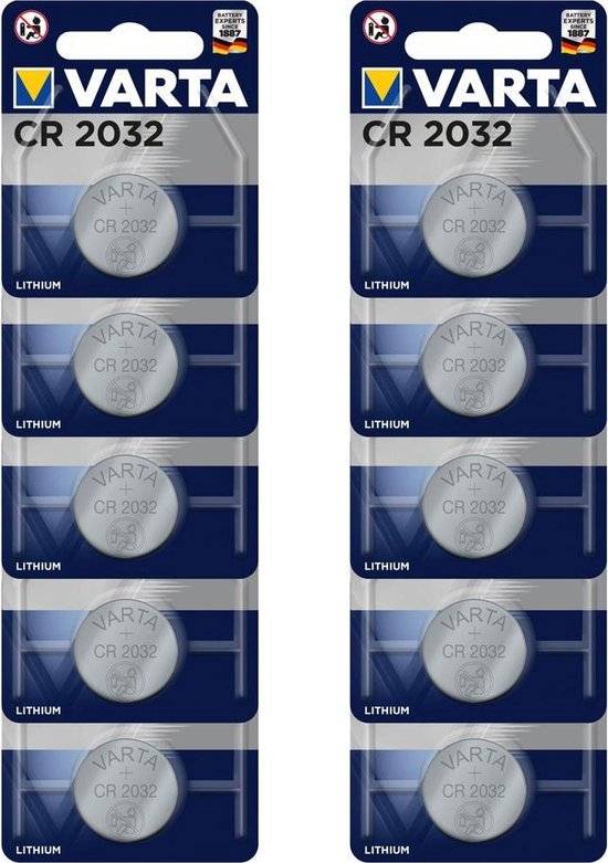 Varta Electronics CR2032 Lithium Knopfzelle 10er Pack-0
