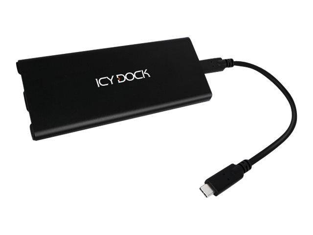 ICY DOCK ICYNano MB861U31-1M2B - Speichergehäuse - M.2 - 1 Sender/Kanal - M.2 NVMe Card - USB 3.2 (Gen 2)-3