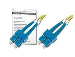 Digitus DK-2922-03 Glasfaser LWL Anschlusskabel 3.00 m Gelb [1x SC-Stecker - 1x SC-Stecker] 9/125 µ Singlemode OS2-3