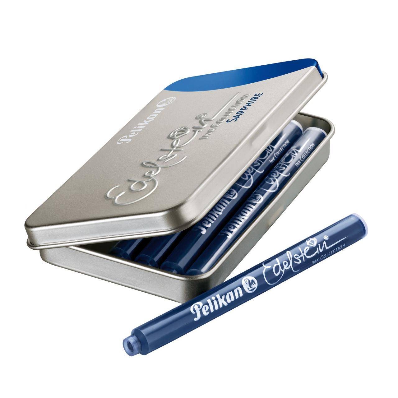 Pelikan Großraum-Tintenpatronen "Edelstein Ink Sapphire"-1