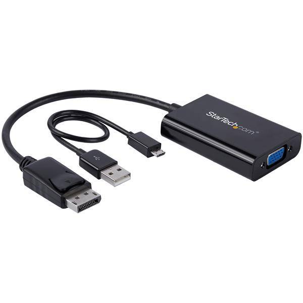 STARTECH DP2VGAA DisplayPort to VGA Adapter Converter with Audio-4