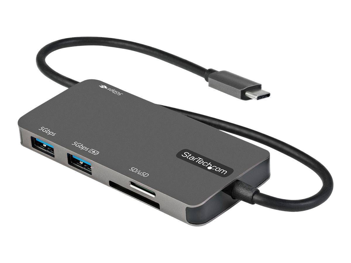 StarTech.com USB-C Multiport Adapter - USB-C auf 4K-HDMI, 100W PD Pass-Through, SD-/MicroSD-Steckplatz --0