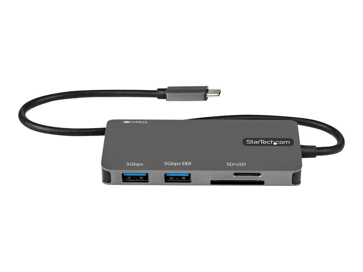 StarTech.com USB-C Multiport Adapter - USB-C auf 4K-HDMI, 100W PD Pass-Through, SD-/MicroSD-Steckplatz --3