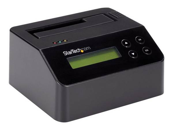 STARTECH.COM Festplatten Eraser - für 6,35cm 2,5Zoll / 8,89cm 3,5ZOll SATA SSD Laufwerk - USB 3.0 4Kn Unterstützung Festplatten Dock