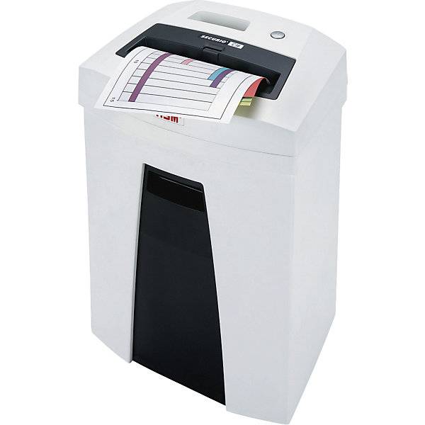 Aktenvernichter für kleinen Bedarf Auffangvolumen 25 l Streifen 39 mm. HSM GmbH & Co.KG 69358349-0