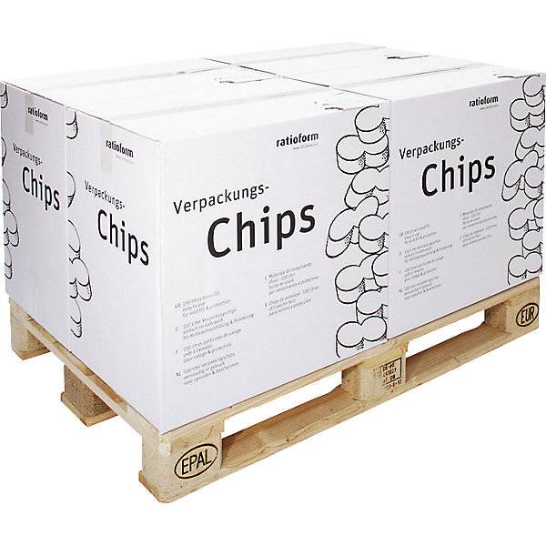 Verpackungschips flo-pak® Inhalt 130 l im Spendekarton grün ab 4 Stk. TAKKT Industrial & Packaging GmbH-1