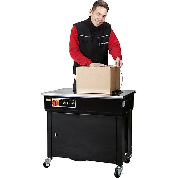 Umreifungs-Halbautomat für PP-Band für Paketmaße ab 80 x 200 mm. TAKKT Industrial & Packaging GmbH 69361649-1