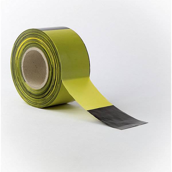 Absperrband extrem robust beidseitig bedruckt schwarz / gelb ab 2 Stk. Gelber GmbH 69418849-0
