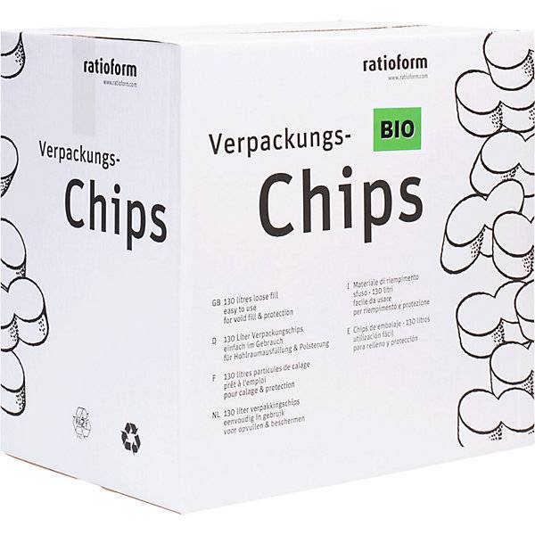 Verpackungschips flo-pak® BIO Inhalt 130 l im Spendekarton grün ab 2 Stk. TAKKT Industrial & Packaging GmbH-0