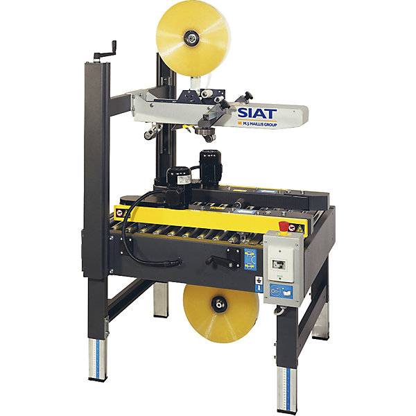 Kartonverschließmaschine Base für Rollen-Ø 410 mm LxBxH 980 x 900 x 1465 - 1805 mm. SIAT S.p.A. 69360849