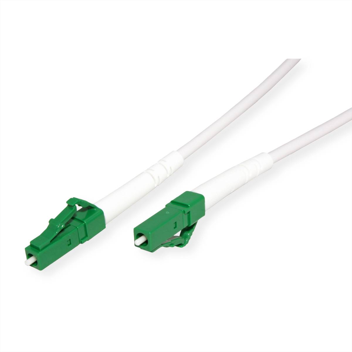 ROLINE Glasfaserkabel 9/125 µm OS2, LC/LC, APC, stahlarmiert, simplex, LSOH, weiß, 15 m-1
