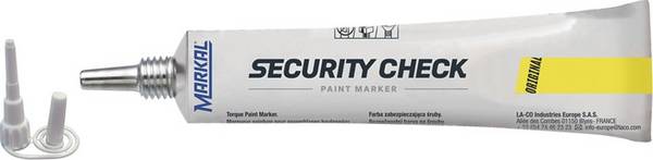 Schraubensicherungslack SECURITY CHECK gelb Tube 50ml MARKAL