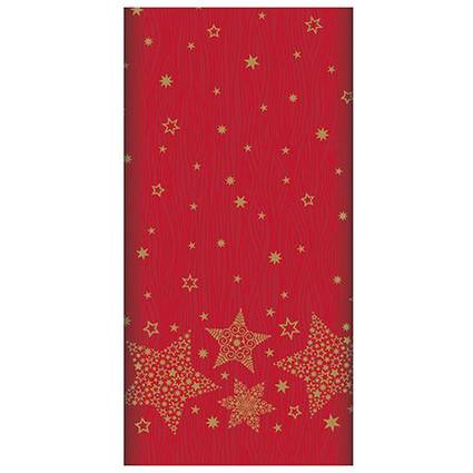 88658 - Rechteckig - Rot - Zellulose - Tischdecke - Christmas pattern - 1800 mm-0