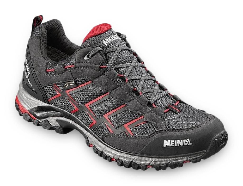 MEINDL Sporthalbschuh CARIBE GTX schwarz/rot Gr. 39,5