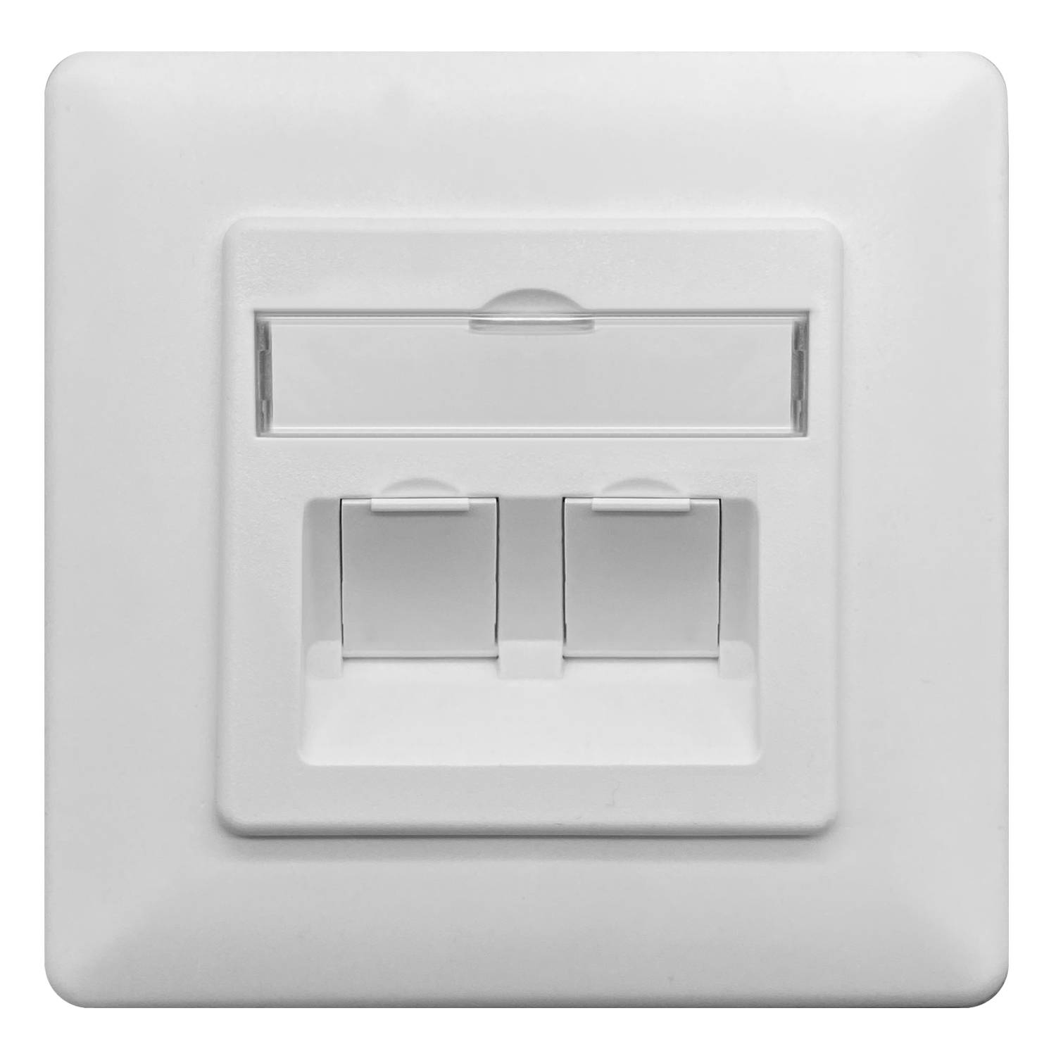 ARLI Keystone Jacks Anschlussdose 2-fach Einbaurahmen Leerdose Unterputz-1