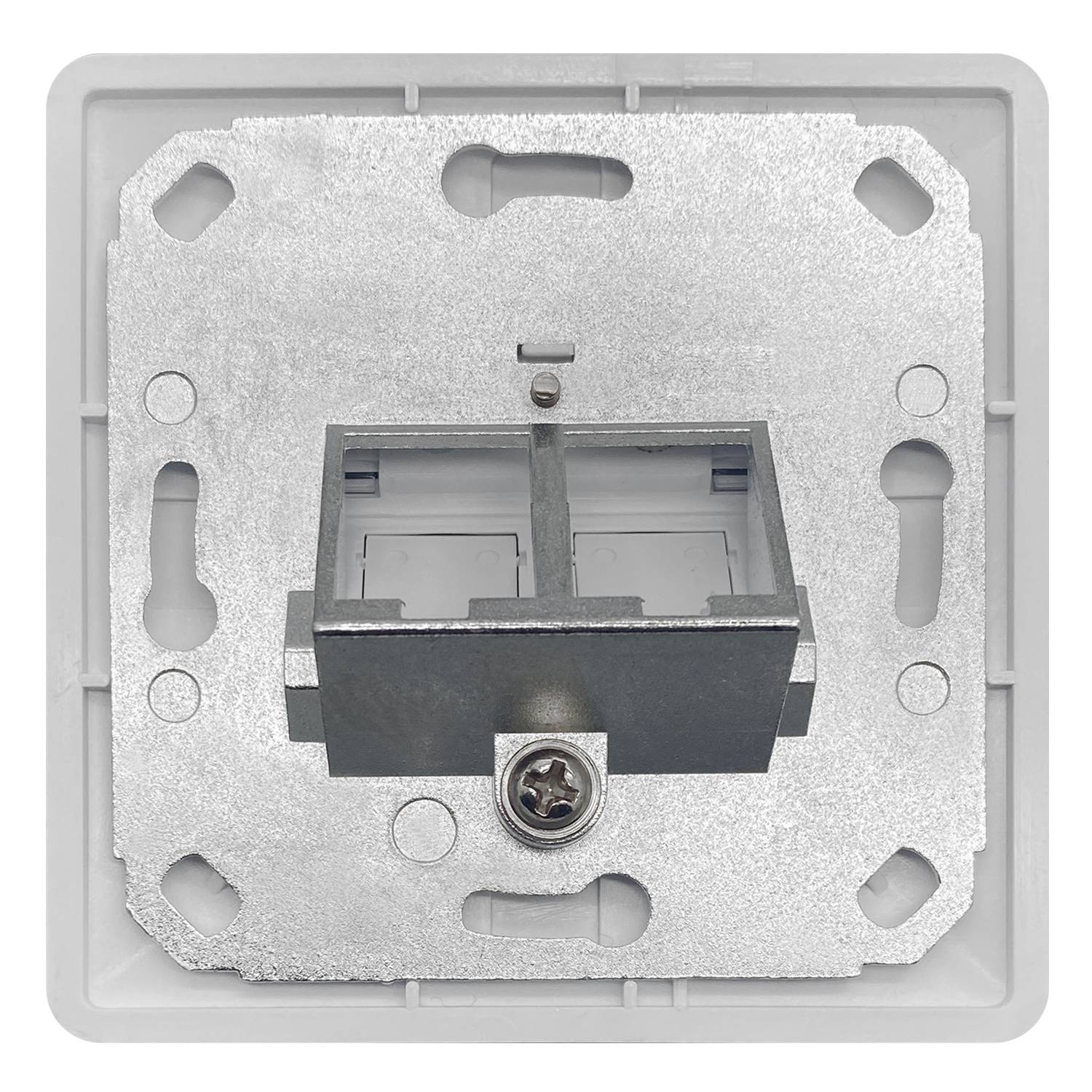 ARLI Keystone Jacks Anschlussdose 2-fach Einbaurahmen Leerdose Unterputz-2