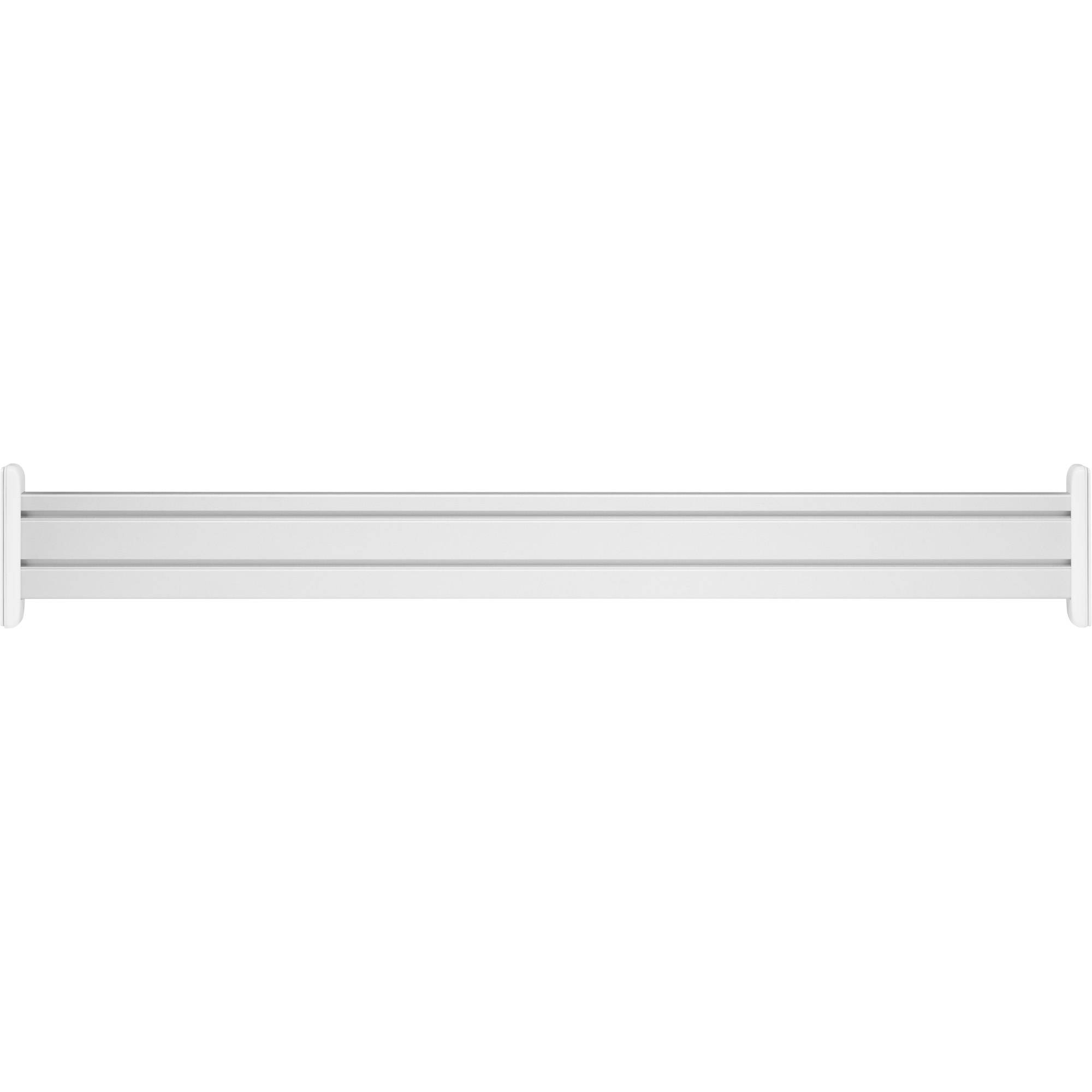 InLine® Slatwall Tischhalterung, Aluminium Panel 1 m, inkl. 2 Stützen 0,43 m-1