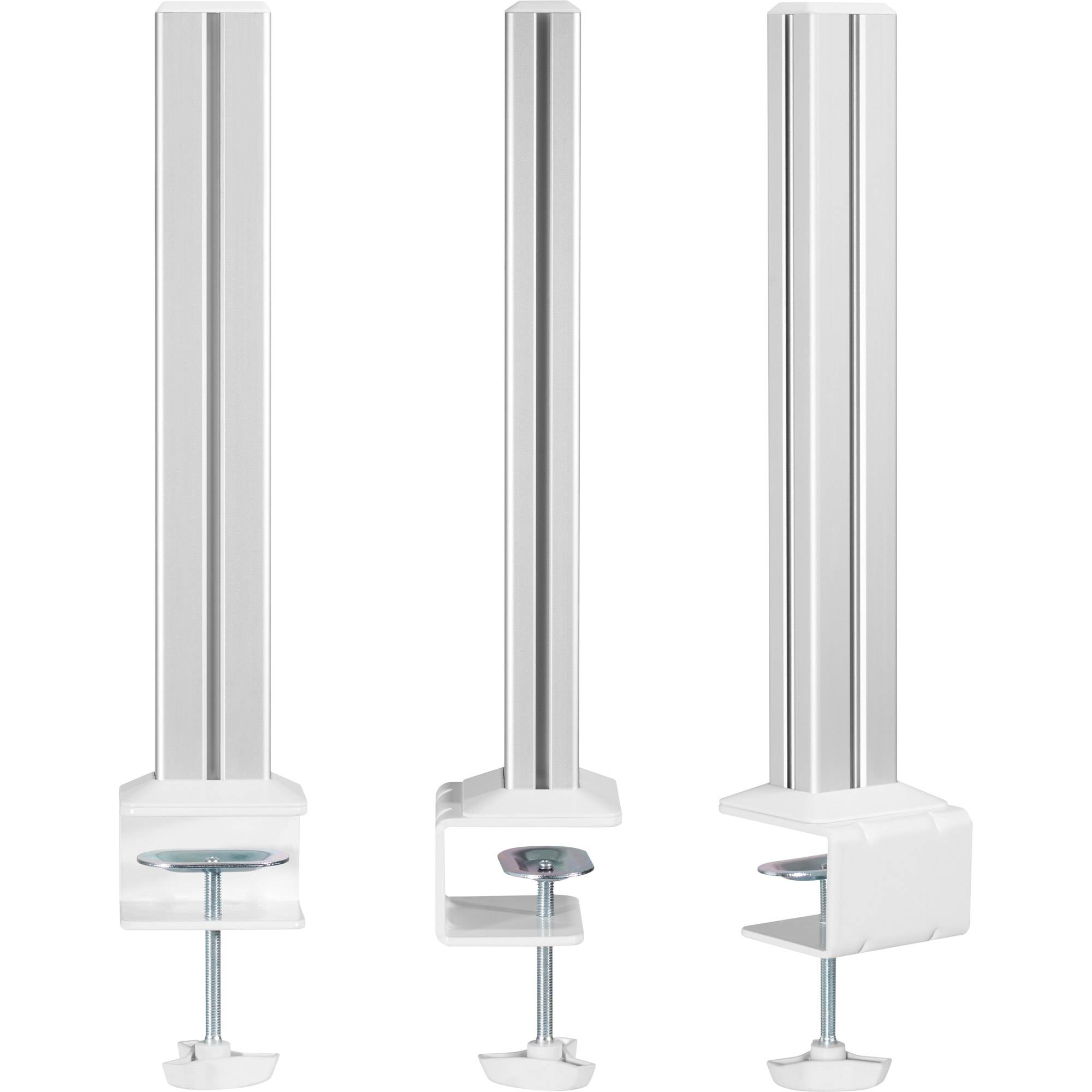 InLine® Slatwall Befestigungssäulen Aluminium, für Tischhalterung Panel, 2er Set-1