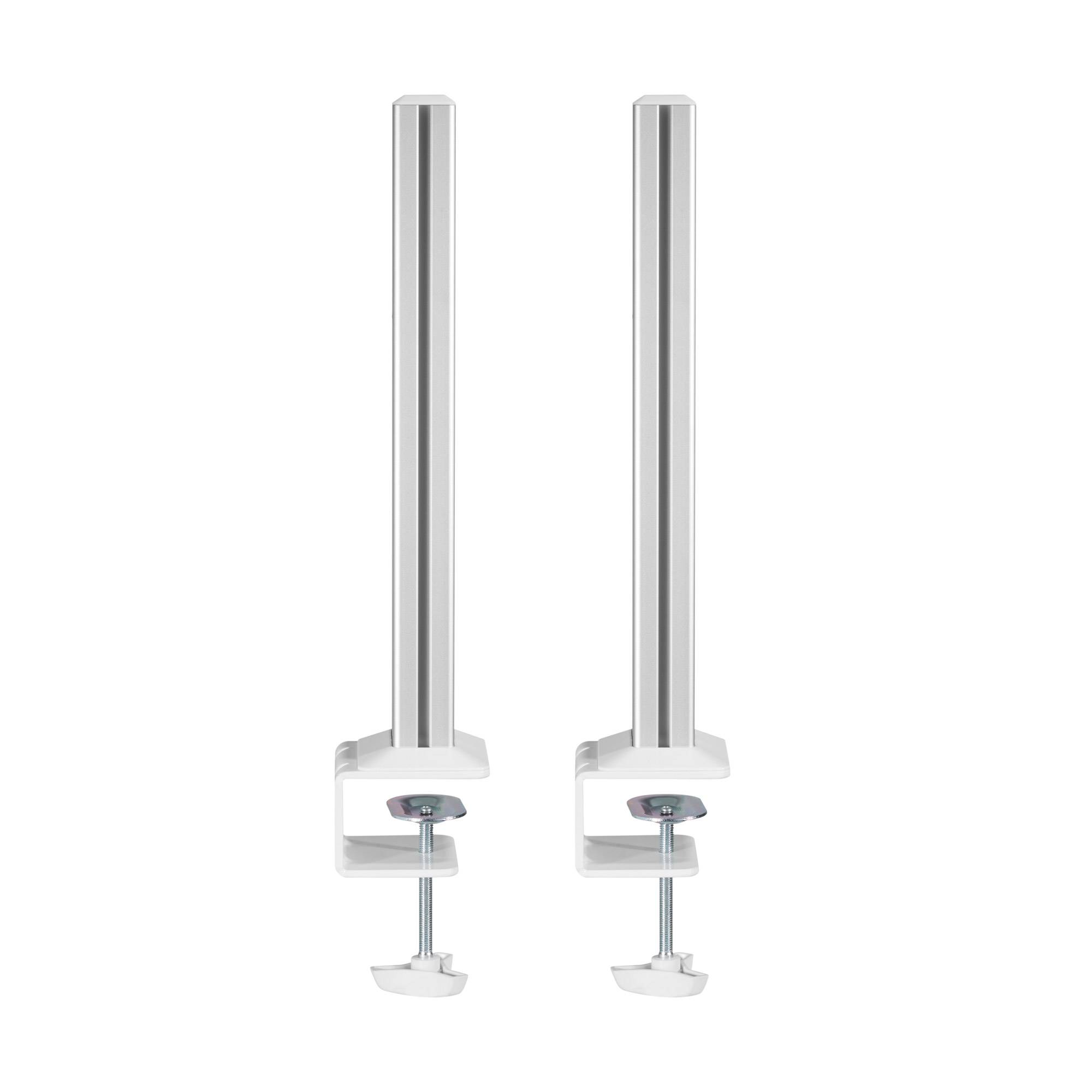 InLine® Slatwall Befestigungssäulen Aluminium, für Tischhalterung Panel, 2er Set-3