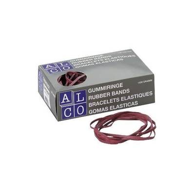Alco Gummiband 761 10x130mm rot 1.000g/Pack. 7611-0