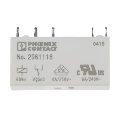 Phoenix Contact REL-MR- 60DC/21 Printrelais 60 V/DC 6 A 1 Wechsler 1 St. 
