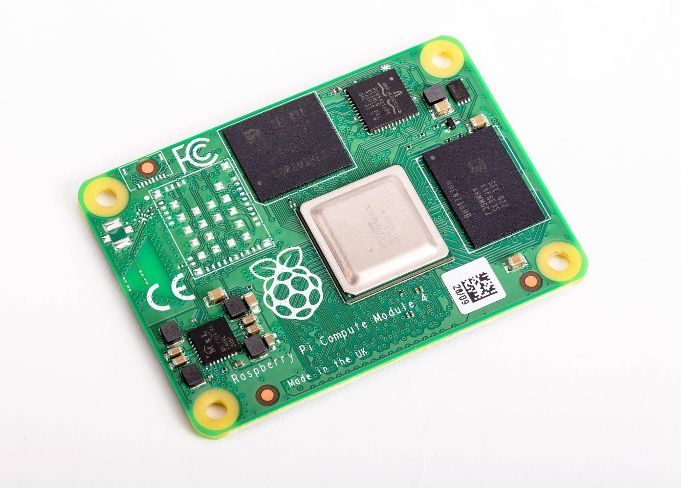 Raspberry Pi Compute Module 4 - RAM: 4GB - Flash: 8GB - WLAN / Bluetooth: nein-0