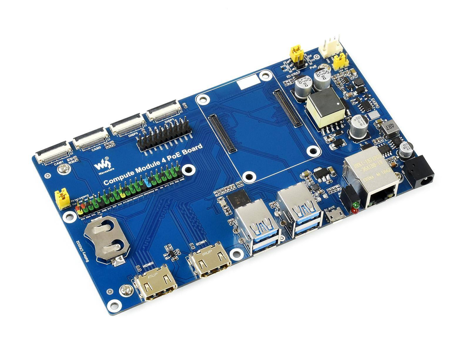 Raspberry Pi Compute Module 4 IO Board mit PoE Funktion-0
