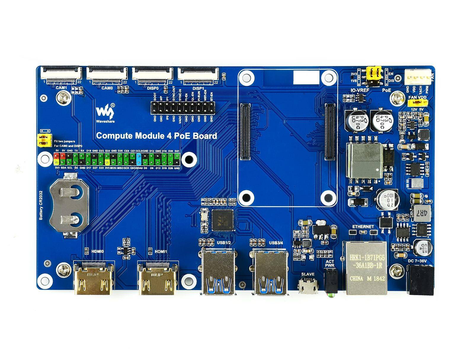 Raspberry Pi Compute Module 4 IO Board mit PoE Funktion-2