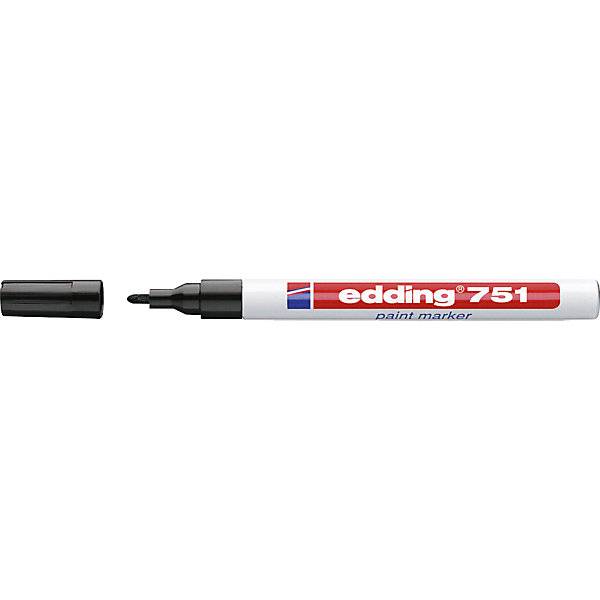 Lackmarker edding® 751 Strichstärke 1 - 2 mm VE 10 Stk schwarz. edding Vertrieb GmbH 69744349