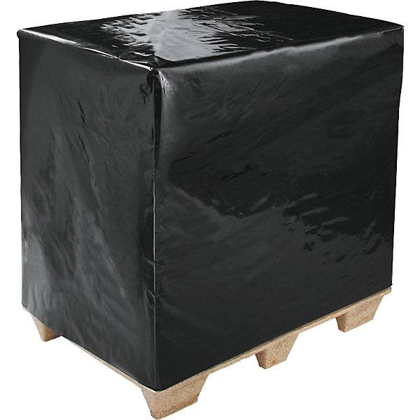 Abdeckhaube für Industriepalette VE 10 Stk LxBxH 1250 x 1050 x 1500 mm Farbe transparent. TAKKT Industrial &-2