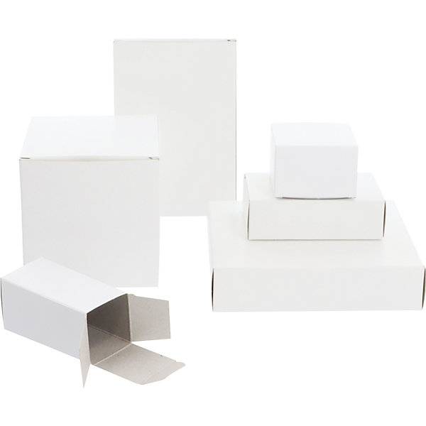 Faltschachtel aus Vollpappe 500 g/m² Innenmaße 70 x 70 x 100 mm VE 100 Stk. TAKKT Industrial & Packaging GmbH-1