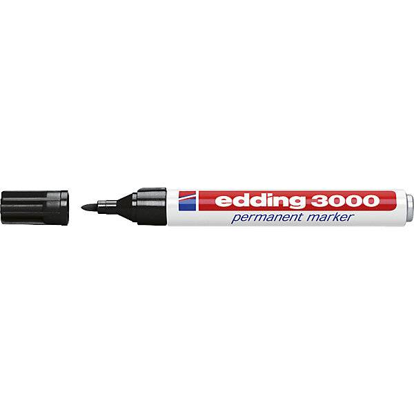Permanentmarker edding® 3000 Strichstärke 15 - 3 mm VE 10 Stk schwarz. edding Vertrieb GmbH 69745649