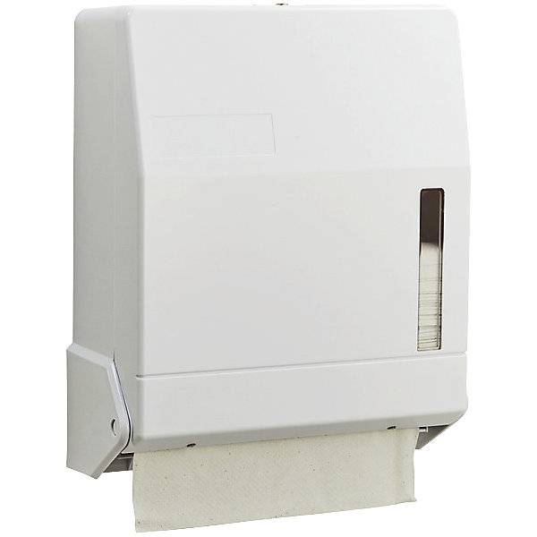 Faltpapierspender für 600 Tücher abschließbar HxBxT 320 x 285 x 130 mm. Plock GmbH 70091649-0