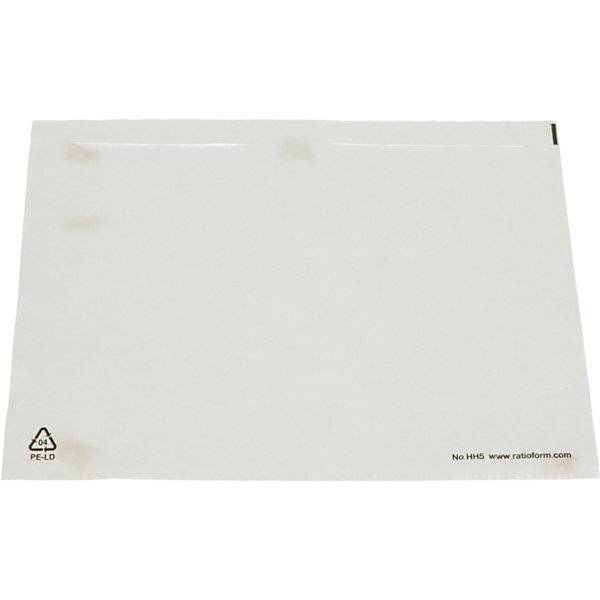 Dokumententaschen Classic transparent LxB 240 x 185 mm VE 1000 Stk. TAKKT Industrial & Packaging GmbH 70877849-0