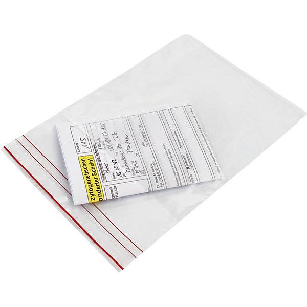 Premium Druckverschlussbeutel mit Vortasche VE 100 Stk LxB 220 x 160 mm ab 2 VE. 69810849 698108 49 (DBMV4)-2