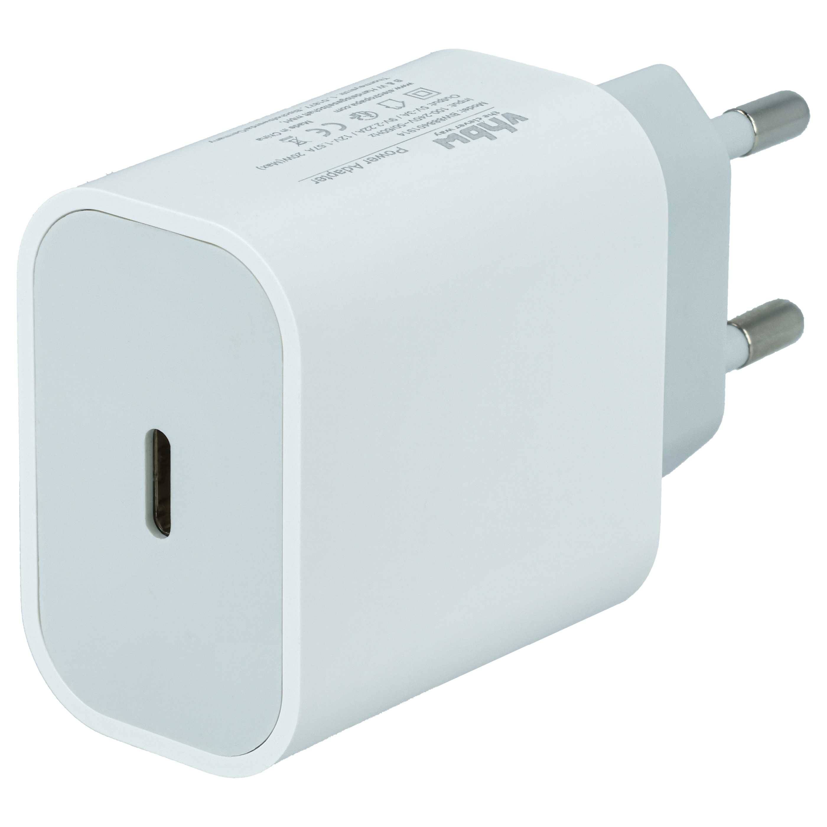 vhbw Netzteil / Ladegerät kompatibel mit Apple iPod Touch 4th Gen | Touch 5th Gen Elektrogeräte - USB-C Netzadapter 5 /-0