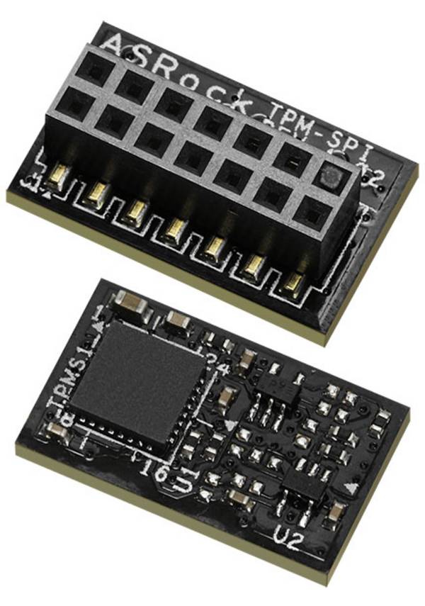 ASRock TPM-SPI TPM Module 14-1 Header SPI Interface Family 2.0 Level 00 Revision Mainboard