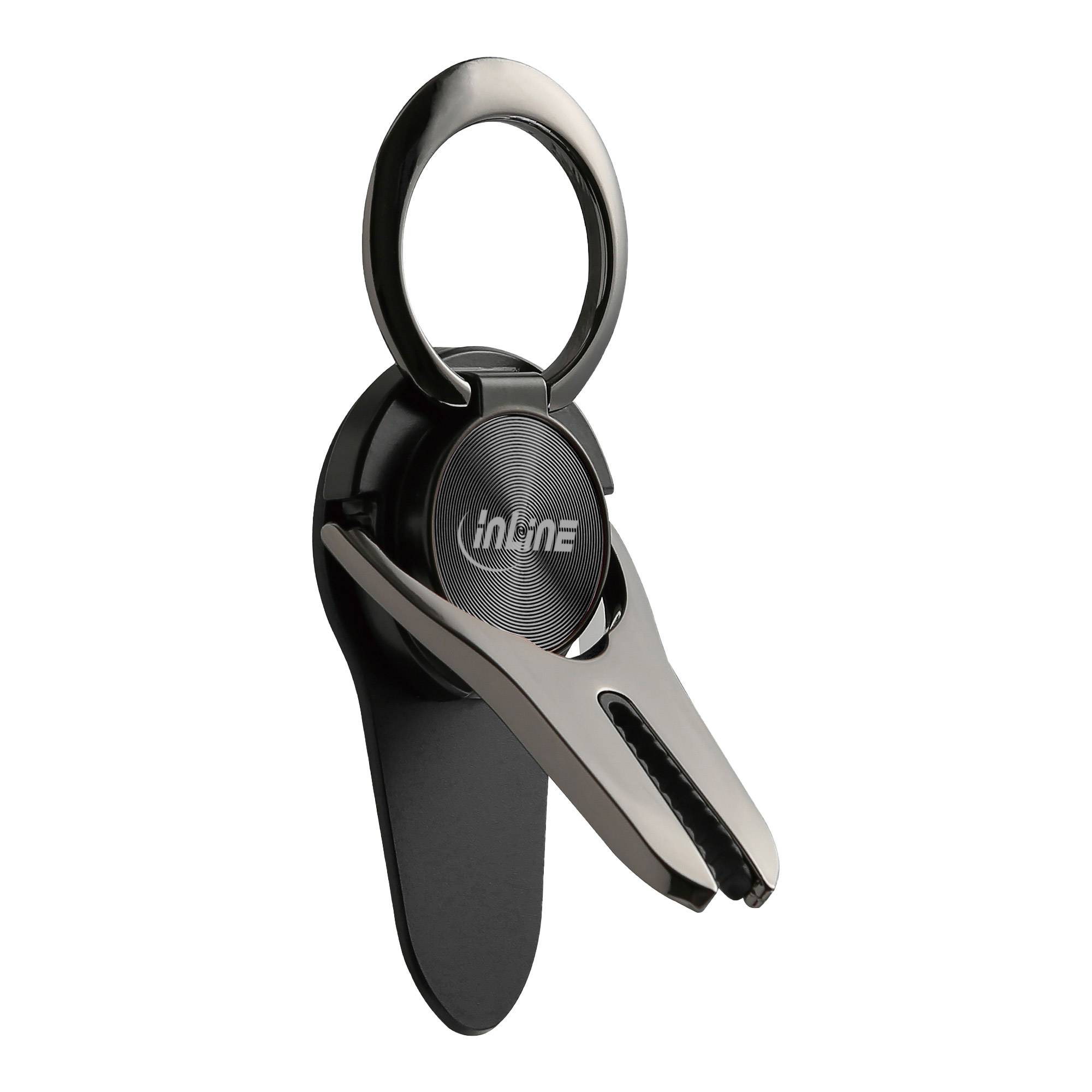InLine® Smartphone 3in1 Smartclip, schwarz-3
