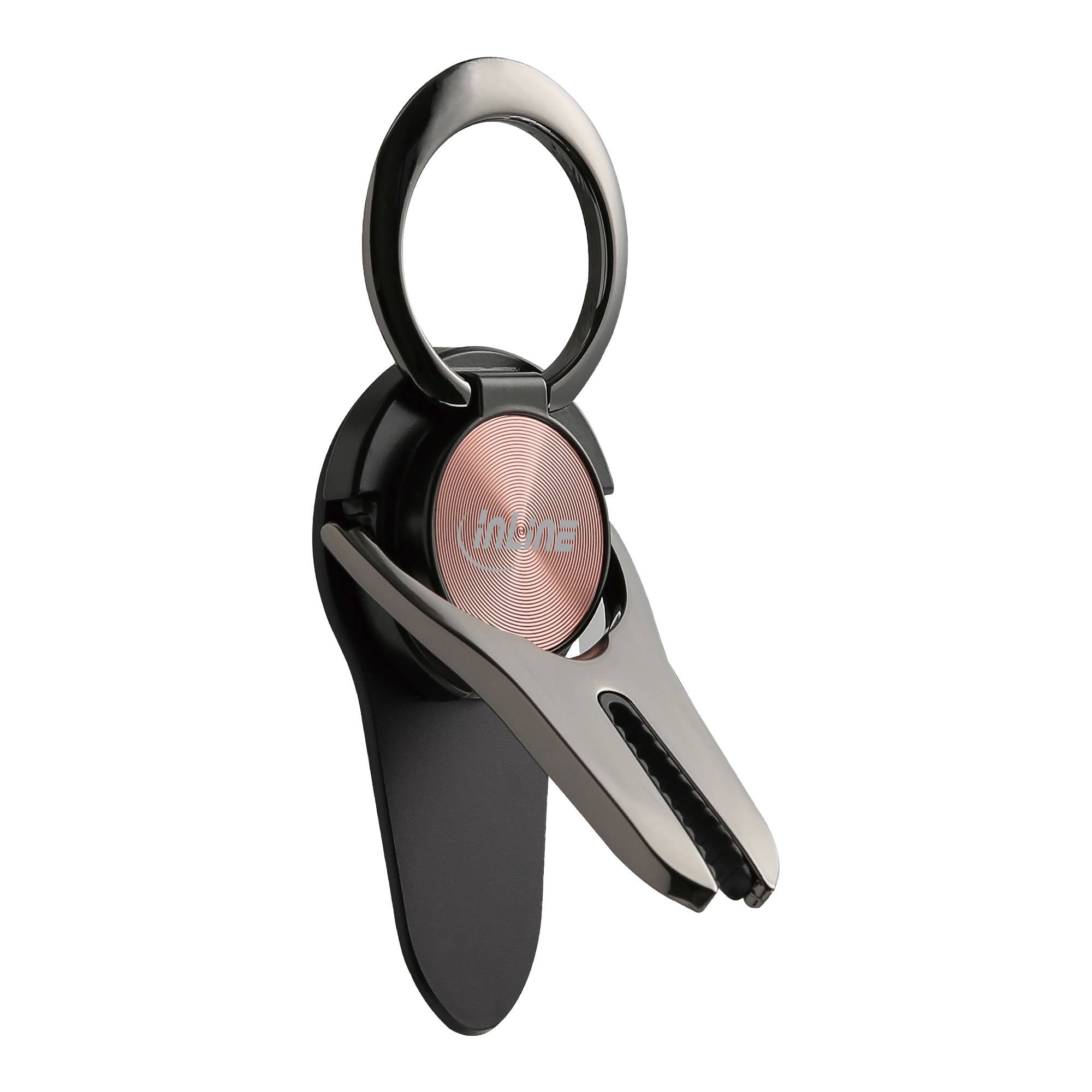 InLine® Smartphone 3in1 Smartclip, rosegold-3