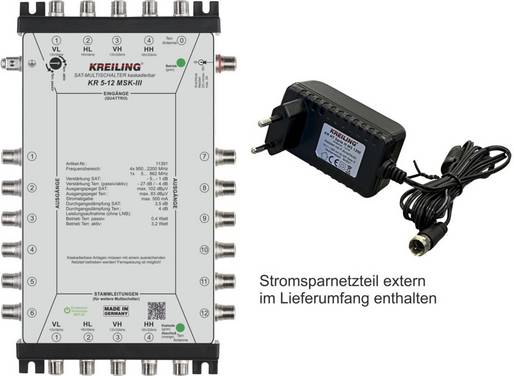 Kreiling Tech. Multischalter kaskadierbar KR
