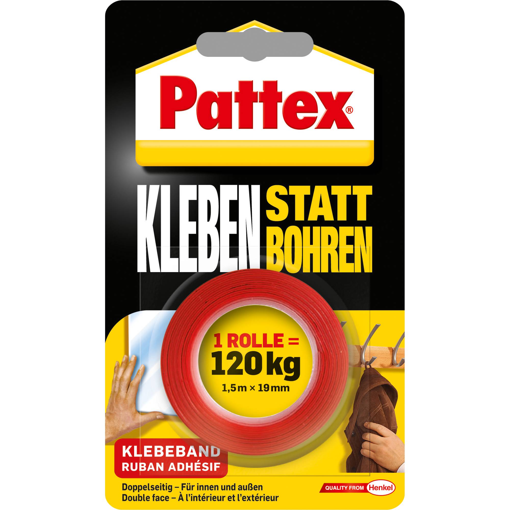 Pattex Montageklebeband Kleben statt Bohren PXMT2 19mmx1,5m-0